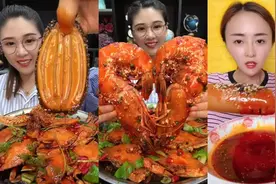 美女吃肥肉真吓人，看起来好香，反正我是吃不下视频封面