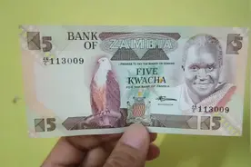 这是赞比亚的钱币，单位是克瓦查，看一下能值多少人民币