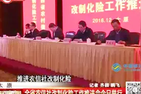 山西省农信社改制化险工作推进会在太原举行视频封面