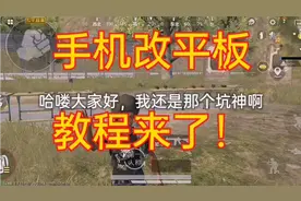 和平精英：惊天大秘密，原来手机也可以改成平板！还很简单！视频封面