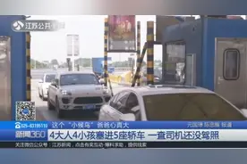 爸爸心真大！4大人4小孩塞进5座轿车，一查司机还没驾照视频封面