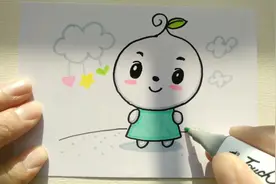 画画啦！简单可爱的卡通水果精灵女孩，喜欢吗？视频封面
