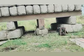 小伙带大家近距离看一看这些水泥块是干啥用的……视频封面