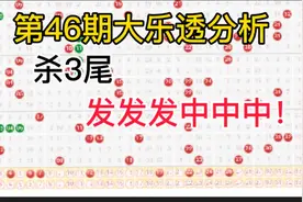 老李第46期大乐透分析推荐11+5组合，杀3尾能对吗？视频封面
