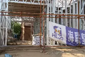 濮阳范县农村里轻钢龙骨结构设计，两层小楼构造建筑，美观大气