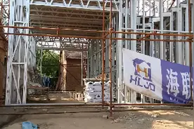 濮阳范县农村里轻钢龙骨结构设计，两层小楼构造建筑，美观大气
