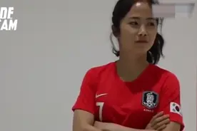 女神李玟娥实力美颜！韩国女足拍摄定妆照花絮