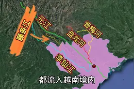 红河是越南首都的母亲河，中国在上游水系建造几十个水电站！