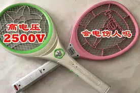 带有2500伏高电压的电蚊拍，会电伤人吗？请细看这6点视频封面