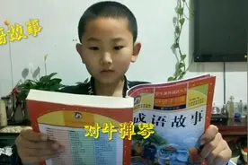 对牛弹琴这一成语故事描写的是谁对牛弹琴，牛且一点反应都没有呢视频封面