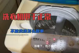 洗衣机维修，甩干正常，不能洗涤怎么回事，看完就明白了视频封面