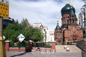 汽车上实拍哈尔滨城市建设和风景，建在最北方的大都市，像极欧洲