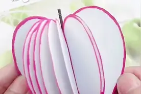 自制苹果便签本，同学们都喜欢的小本子