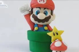 手办：用橡皮泥手工制作超级玛丽，有没有勾起你对童年的回忆呢？视频封面