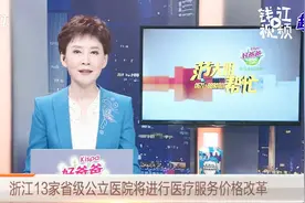 浙江13家省级公立医院将进行医疗服务价格改革视频封面