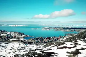 世界景致观赏 丹麦属地 格陵兰岛首府 努克的冰雪世界视频封面