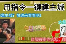 我的世界:《一键生成主城》妈妈再也不用担心我建不了主城啦！