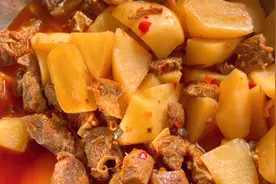 四川家常菜、萝卜烧牛腩详细做法