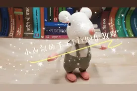 教大家如何用袜子做出漂亮的娃娃小白鼠的手工DIY制作教程