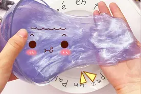 无瓜尔胶无退热贴，只要热水就能做梦幻假水，流动性超好，无硼砂