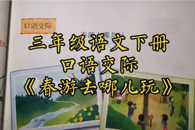 三年级语文下册口语交际《春游去哪儿玩》讲解视频封面