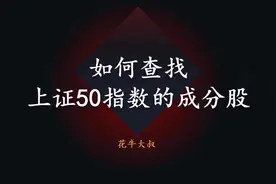 怎么查找上最新上证50股票名单-成分股视频封面