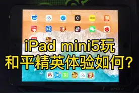ipad mini5玩和平精英体验如何？视频封面