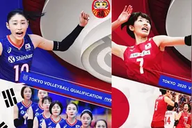 亚洲姐妹花之间的对决！里约奥运小组赛：日本女排vs韩国女排！视频封面