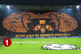 足球场上著名的TIFO 文化！多特蒙德“海盗望远镜”最震撼！