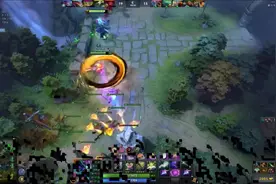 DOTA2：p神A杖死亡先知把对面脸都冲歪了，兄弟，看我追着5个跑