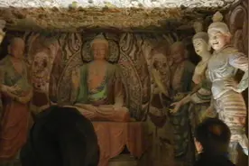 敦煌莫高窟不让拍照，敦煌博物馆1比1还原视频封面