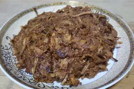 自制黄花酱，酱香的味道，真好吃，棒极了