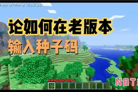 【Minecraft】论如何在老版本输入种子码