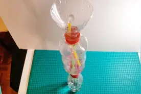 水往高处流，不用电实现反重力水循环喷泉