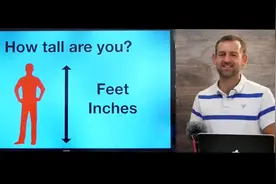 老外教你区分英尺和英寸Feet和Inches，轻松和老外讨论身高体重视频封面