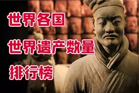 各国拥有世界遗产数量排行榜，没有韩国心机婊，中国数量会更多！视频封面