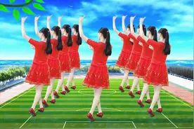 广场舞精选《红姑娘儿》16步优美大气，简单易学！
