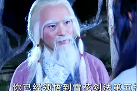 小姑娘武学奇才悟出雪花剑法第五招，老人传授最强一招功力大增！视频封面