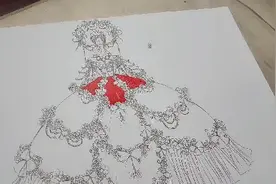 定制洛丽塔“瑞典女王花嫁OP ”礼服设计