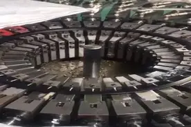 原来自行车上面的钢圈就是这样生产出来的