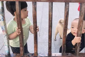 小男宝就喜欢和漂亮姐姐玩，姐姐拉着手手，一起往前走视频封面