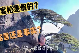 网传1000多年的迎客松是假的？是谣言还是事实？静静亲身揭露真相视频封面
