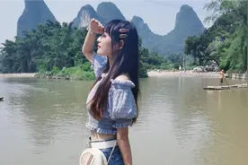 楽小喵和杰哥桂林一日游，50元租电动车骑一天，玩的真是太舒服啦视频封面