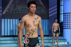 中国男模泳装大赛，男模身上的中国风让人耳目一新视频封面