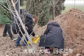 实拍河南农村习俗:大年三十全家老小上坟请去世的老人回家过年视频封面