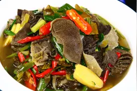 牛肚好吃难清洗，农村宝妈只需3步，干净无异味，怎么做都好吃