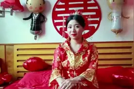 山东一帅哥迎亲，新娘穿中式嫁衣，优雅端庄，像从古画里走出来的视频封面