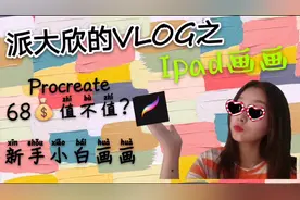 iPad2019｜画画小白花68元买了Procreate软件，到底值不值！！！
