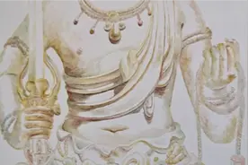 创作中的油画作品《不动明王》草图视频封面
