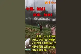 兴义村民自发捐赠30余吨胡萝卜驰援武汉！视频封面